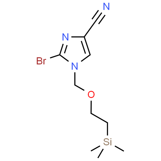 2-Bromo-1-((2-(trimethylsilyl)ethoxy)methyl)-1H-imidazole-4-carbonitrile