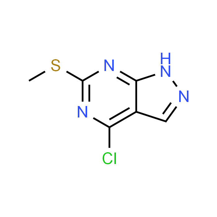 4-Chloro-6-(methylthio)-1H-pyrazolo[3,4-d]pyrimidine