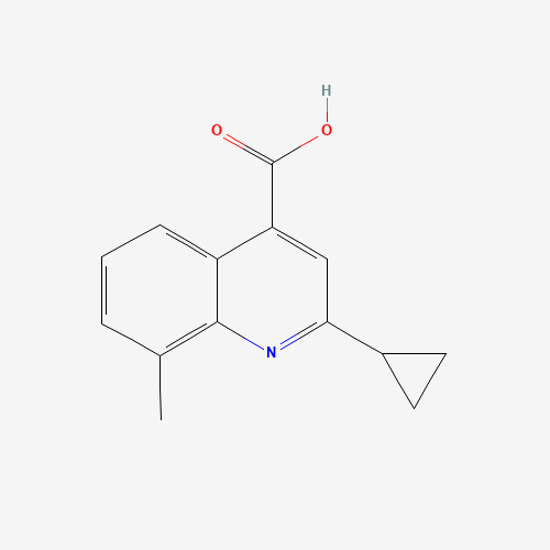 2-Cyclopropyl-8-methylquinoline-4-carboxylic acid
