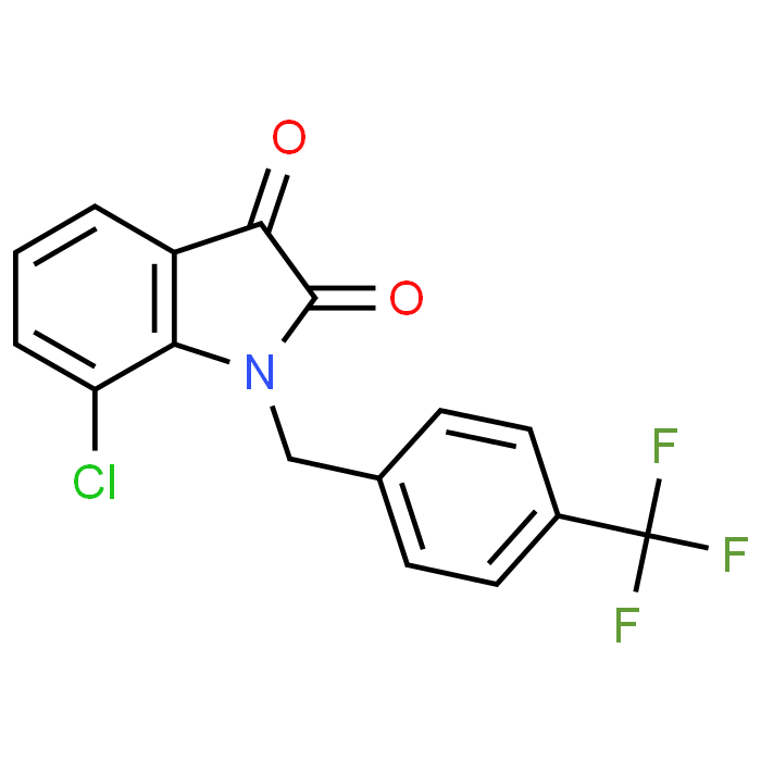 7-Chloro-1-(4-(trifluoromethyl)benzyl)indoline-2,3-dione