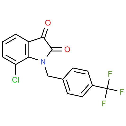 7-Chloro-1-(4-(trifluoromethyl)benzyl)indoline-2,3-dione