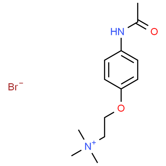 2-(4-Acetamidophenoxy)-N,N,N-trimethylethanaminium bromide