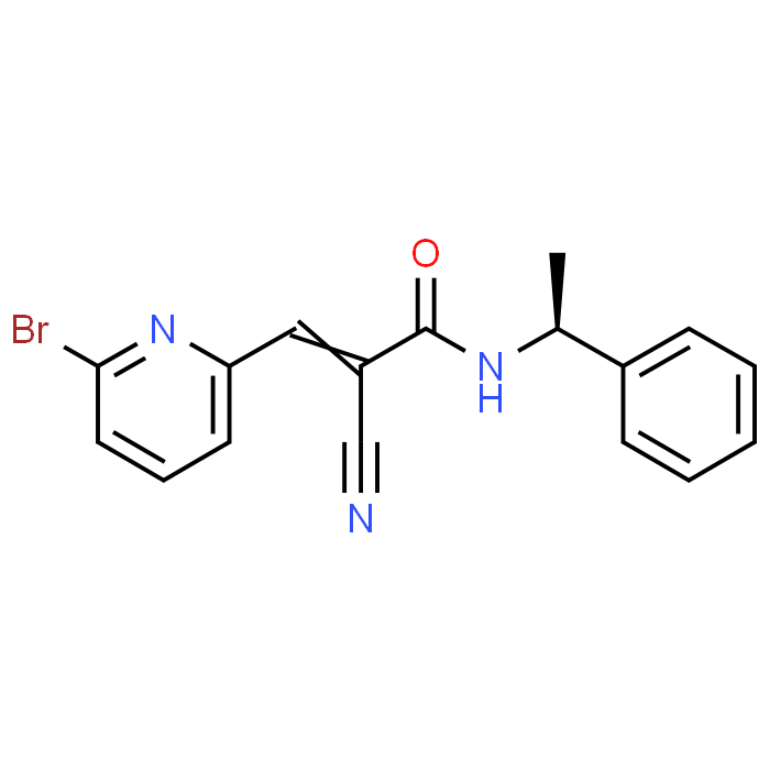 (S,E)-3-(6-Bromopyridin-2-yl)-2-cyano-N-(1-phenylethyl)acrylamide