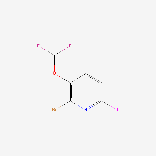 2-Bromo-3-(difluoromethoxy)-6-iodopyridine