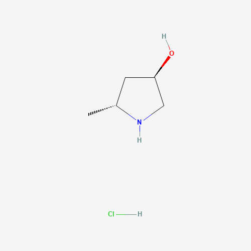 (3R,5R)-5-Methylpyrrolidin-3-ol hydrochloride