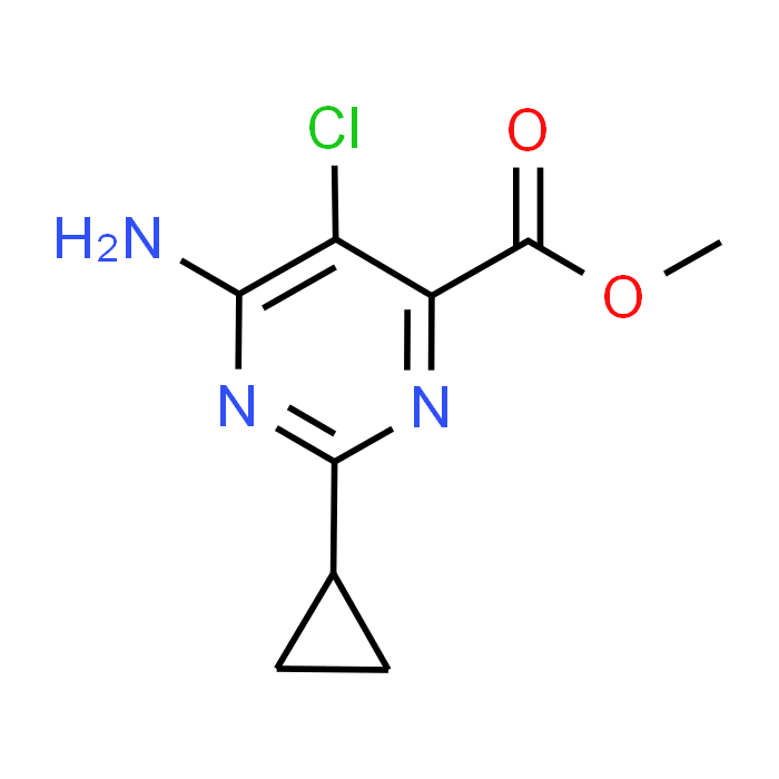 Methyl 6-amino-5-chloro-2-cyclopropylpyrimidine-4-carboxylate