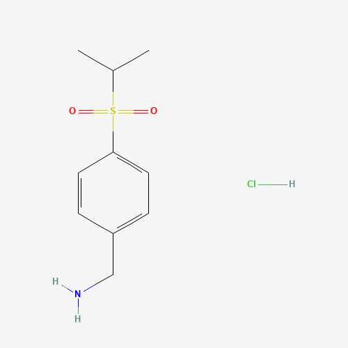 (4-(Isopropylsulfonyl)phenyl)methanamine hydrochloride