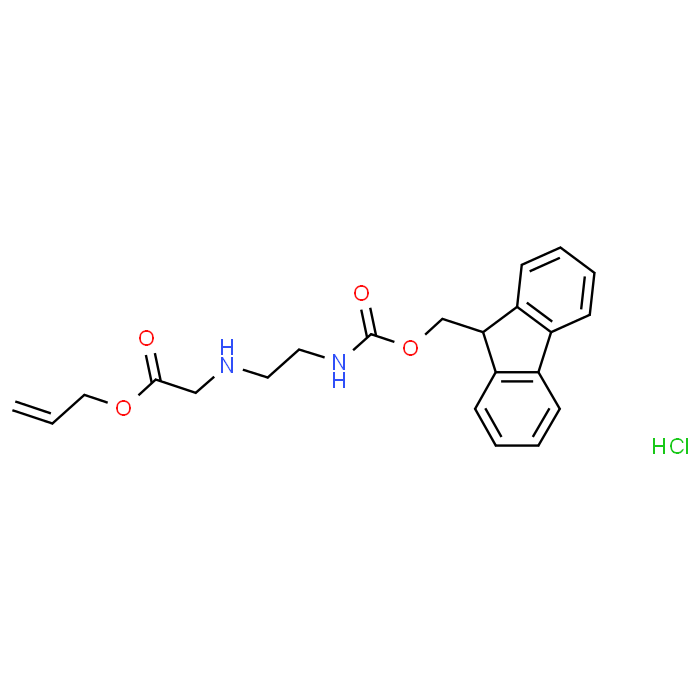 Allyl 2-((2-((((9H-fluoren-9-yl)methoxy)carbonyl)amino)ethyl)amino)acetate hydrochloride