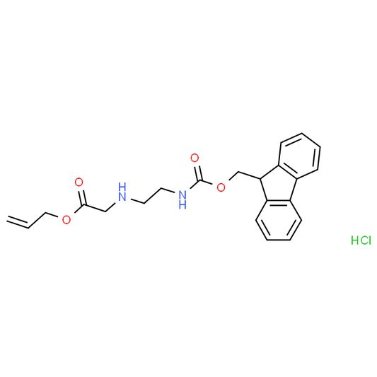 Allyl 2-((2-((((9H-fluoren-9-yl)methoxy)carbonyl)amino)ethyl)amino)acetate hydrochloride