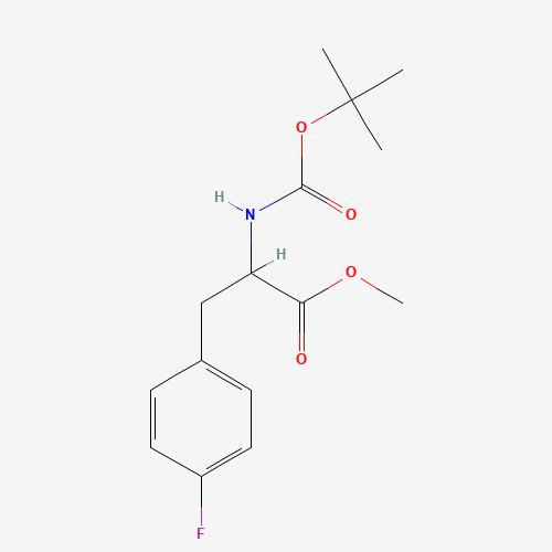 Methyl 2-((tert-butoxycarbonyl)amino)-3-(4-fluorophenyl)propanoate