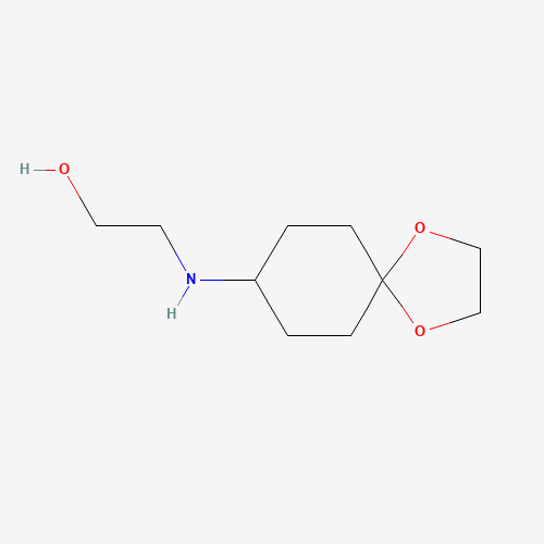 2-({1,4-dioxaspiro[4.5]decan-8-yl}amino)ethan-1-ol