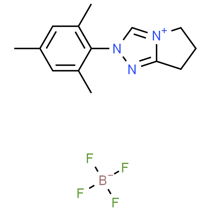 2-Mesityl-6,7-dihydro-5H-pyrrolo[2,1-c][1,2,4]triazol-2-ium tetrafluoroborate