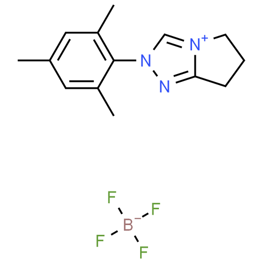 2-Mesityl-6,7-dihydro-5H-pyrrolo[2,1-c][1,2,4]triazol-2-ium tetrafluoroborate