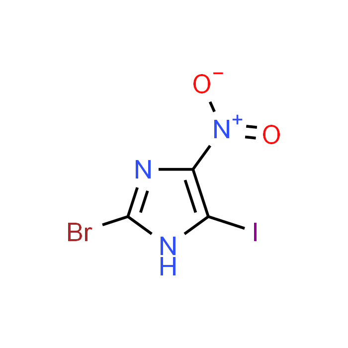 2-Bromo-5-iodo-4-nitro-1H-imidazole