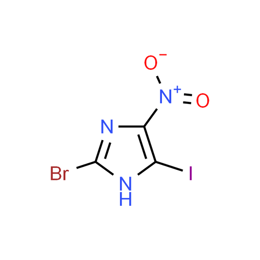 2-Bromo-5-iodo-4-nitro-1H-imidazole