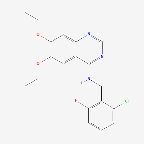N-(2-chloro-6-fluorobenzyl)-6,7-diethoxyquinazolin-4-amine