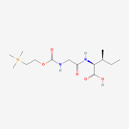 ((2-(Trimethylsilyl)ethoxy)carbonyl)glycyl-L-isoleucine