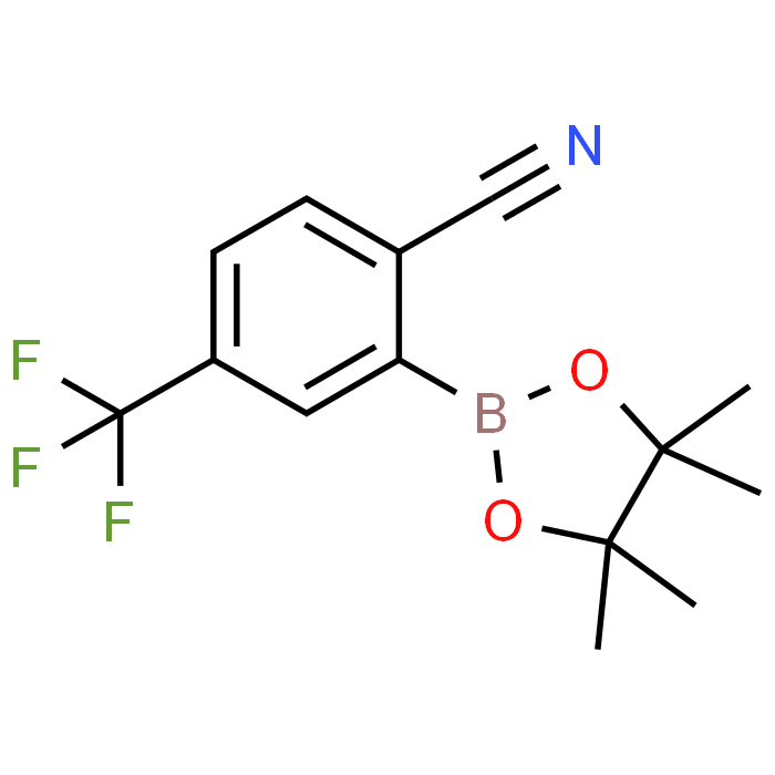 2-(4,4,5,5-Tetramethyl-1,3,2-dioxaborolan-2-yl)-4-(trifluoromethyl)benzonitrile