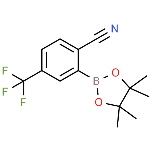 2-(4,4,5,5-Tetramethyl-1,3,2-dioxaborolan-2-yl)-4-(trifluoromethyl)benzonitrile