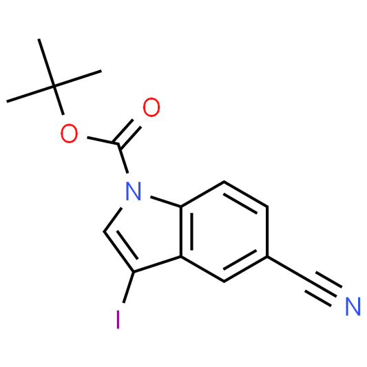 tert-Butyl 5-cyano-3-iodo-1H-indole-1-carboxylate