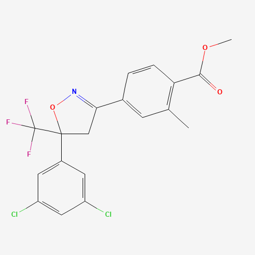 Methyl 4-(5-(3,5-dichlorophenyl)-5-(trifluoromethyl)-4,5-dihydroisoxazol-3-yl)-2-methylbenzoate