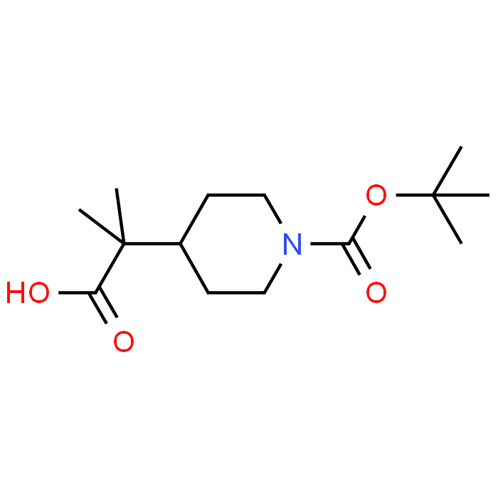 2-(1-(tert-Butoxycarbonyl)piperidin-4-yl)-2-methylpropanoic acid