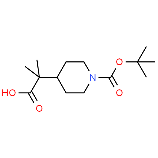 2-(1-(tert-Butoxycarbonyl)piperidin-4-yl)-2-methylpropanoic acid