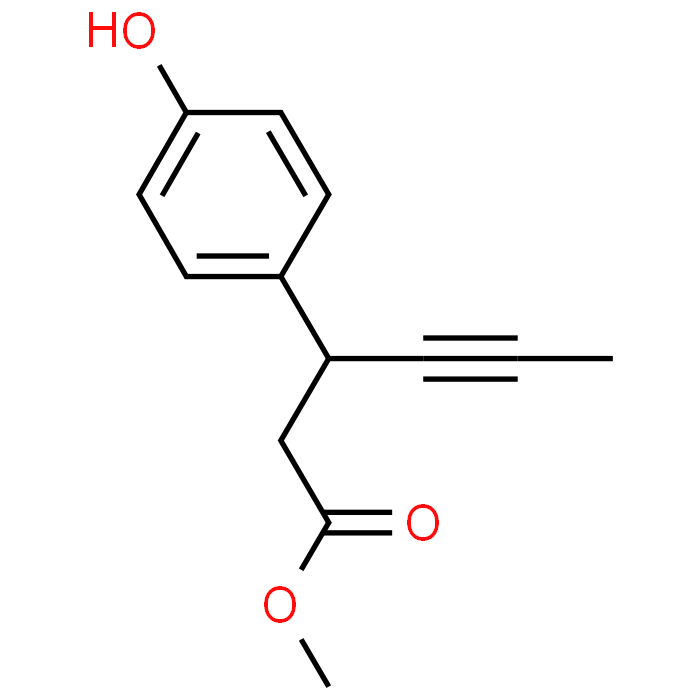 Methyl 3-(4-hydroxyphenyl)hex-4-ynoate