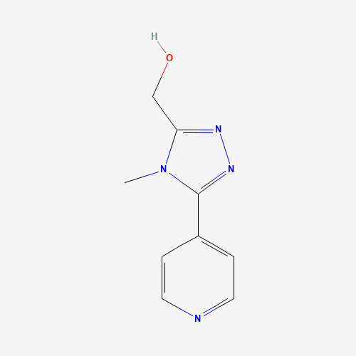 (4-Methyl-5-(pyridin-4-yl)-4H-1,2,4-triazol-3-yl)methanol
