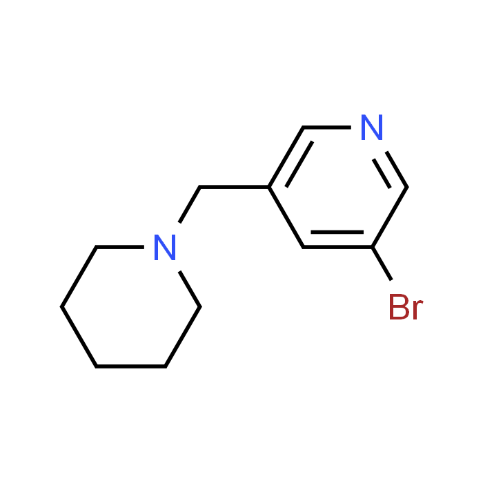 3-Bromo-5-(piperidin-1-ylmethyl)pyridine