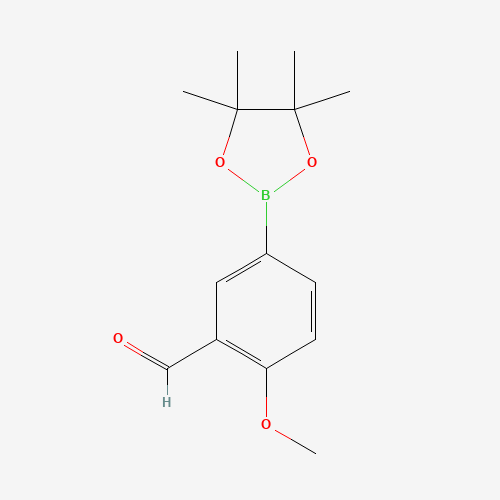 2-Methoxy-5-(tetramethyl-1,3,2-dioxaborolan-2-yl)benzaldehyde