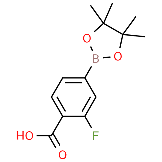 2-Fluoro-4-(4,4,5,5-tetramethyl-1,3,2-dioxaborolan-2-yl)benzoic acid