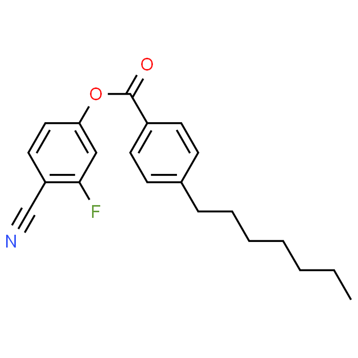 4-Cyano-3-fluorophenyl 4-heptylbenzoate