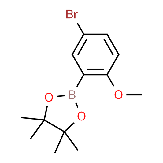 2-(5-Bromo-2-methoxyphenyl)-4,4,5,5-tetramethyl-1,3,2-dioxaborolane