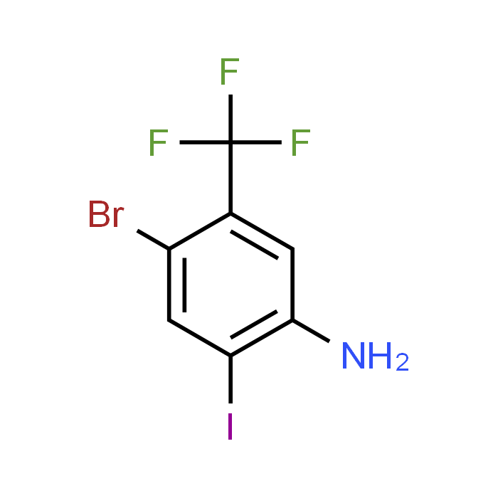 4-Bromo-2-iodo-5-(trifluoromethyl)aniline