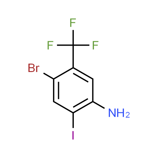 4-Bromo-2-iodo-5-(trifluoromethyl)aniline