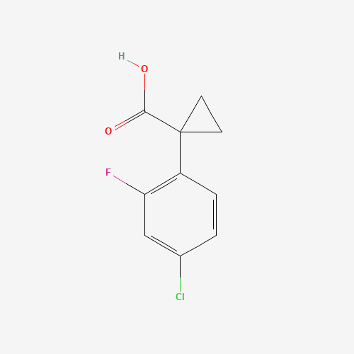1-(4-Chloro-2-fluorophenyl)cyclopropanecarboxylic acid