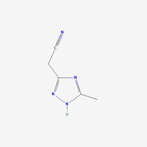 2-(3-Methyl-1H-1,2,4-triazol-5-yl)acetonitrile