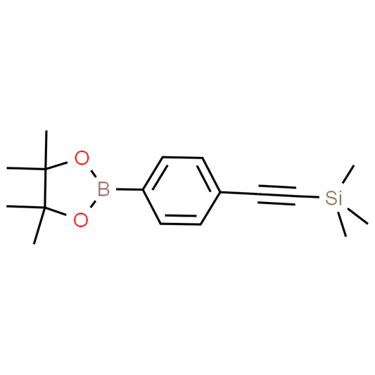 Trimethyl((4-(4,4,5,5-tetramethyl-1,3,2-dioxaborolan-2-yl)phenyl)ethynyl)silane