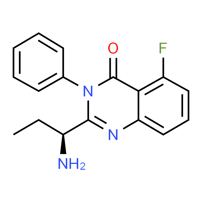 (S)-2-(1-Aminopropyl)-5-fluoro-3-phenylquinazolin-4(3H)-one