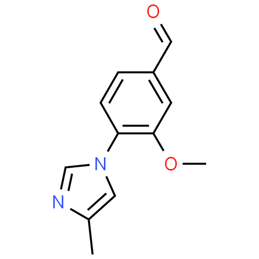 3-Methoxy-4-(4-methyl-1H-imidazol-1-yl)benzaldehyde