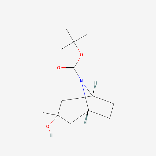 Rel-tert-butyl (1R,3r,5S)-3-hydroxy-3-methyl-8-azabicyclo[3.2.1]octane-8-carboxylate