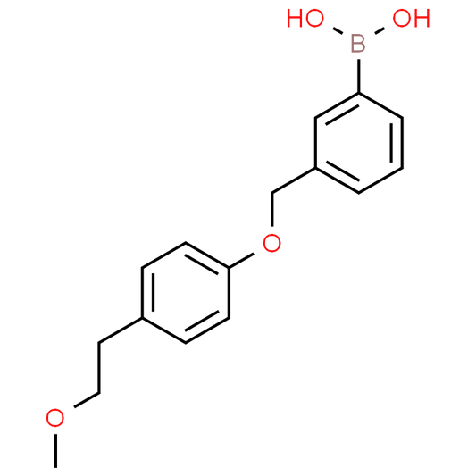 (3-((4-(2-Methoxyethyl)phenoxy)methyl)phenyl)boronic acid