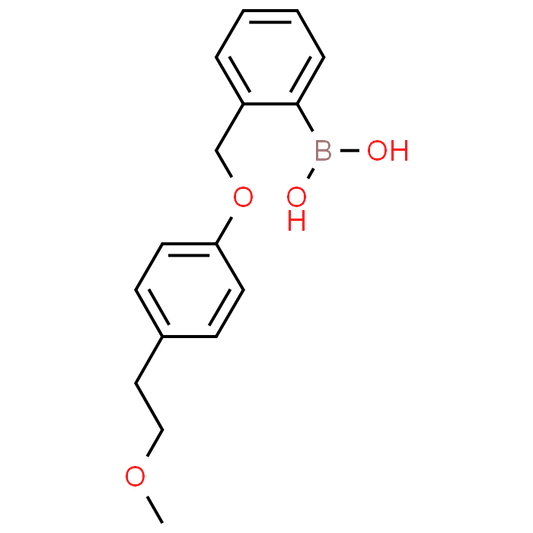 (2-((4-(2-Methoxyethyl)phenoxy)methyl)phenyl)boronic acid