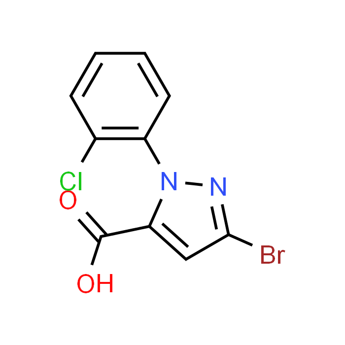 3-Bromo-1-(2-chlorophenyl)-1H-pyrazole-5-carboxylic acid