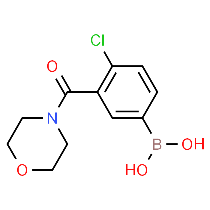 (4-Chloro-3-(morpholine-4-carbonyl)phenyl)boronic acid