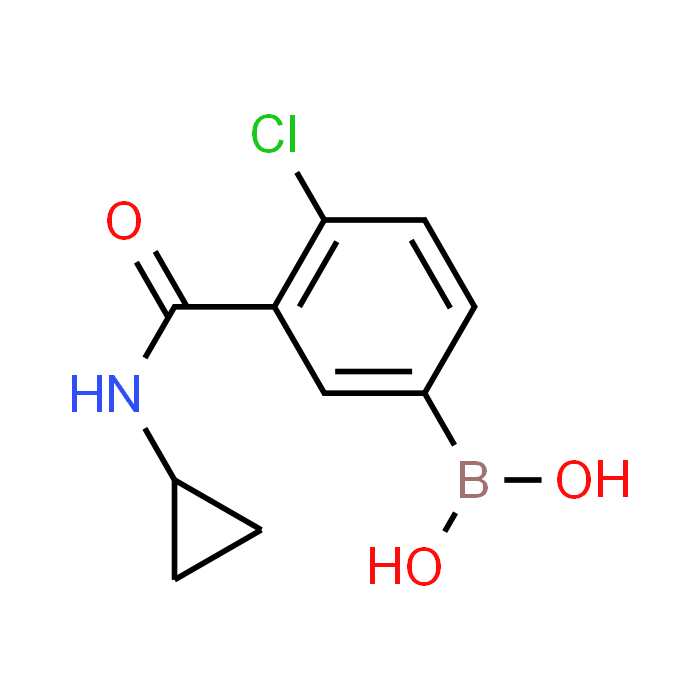 (4-Chloro-3-(cyclopropylcarbamoyl)phenyl)boronic acid