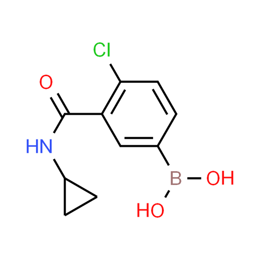 (4-Chloro-3-(cyclopropylcarbamoyl)phenyl)boronic acid