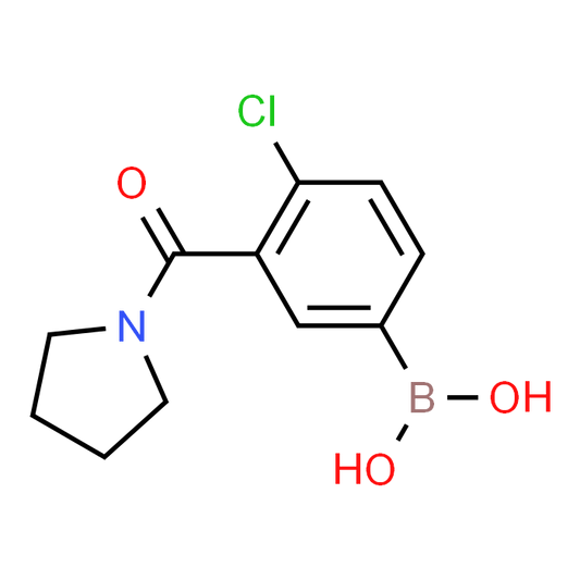 (4-Chloro-3-(pyrrolidine-1-carbonyl)phenyl)boronic acid