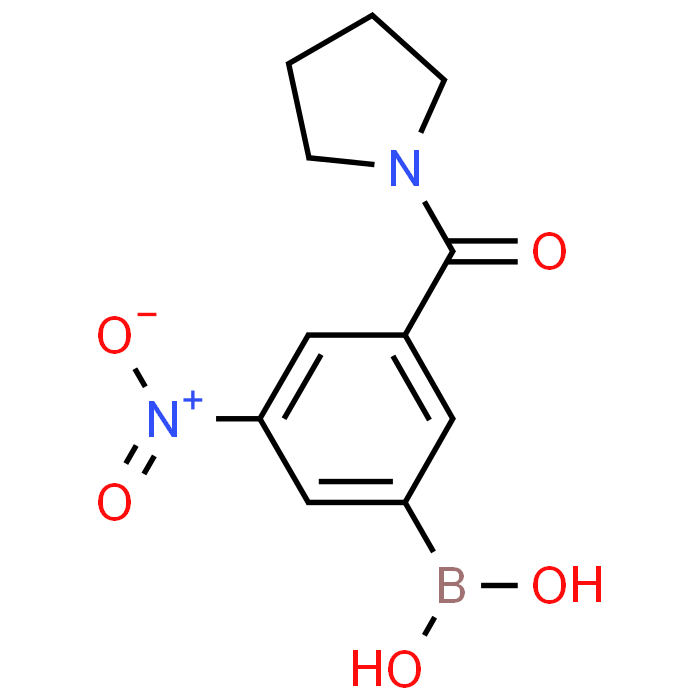 (3-Nitro-5-(pyrrolidine-1-carbonyl)phenyl)boronic acid